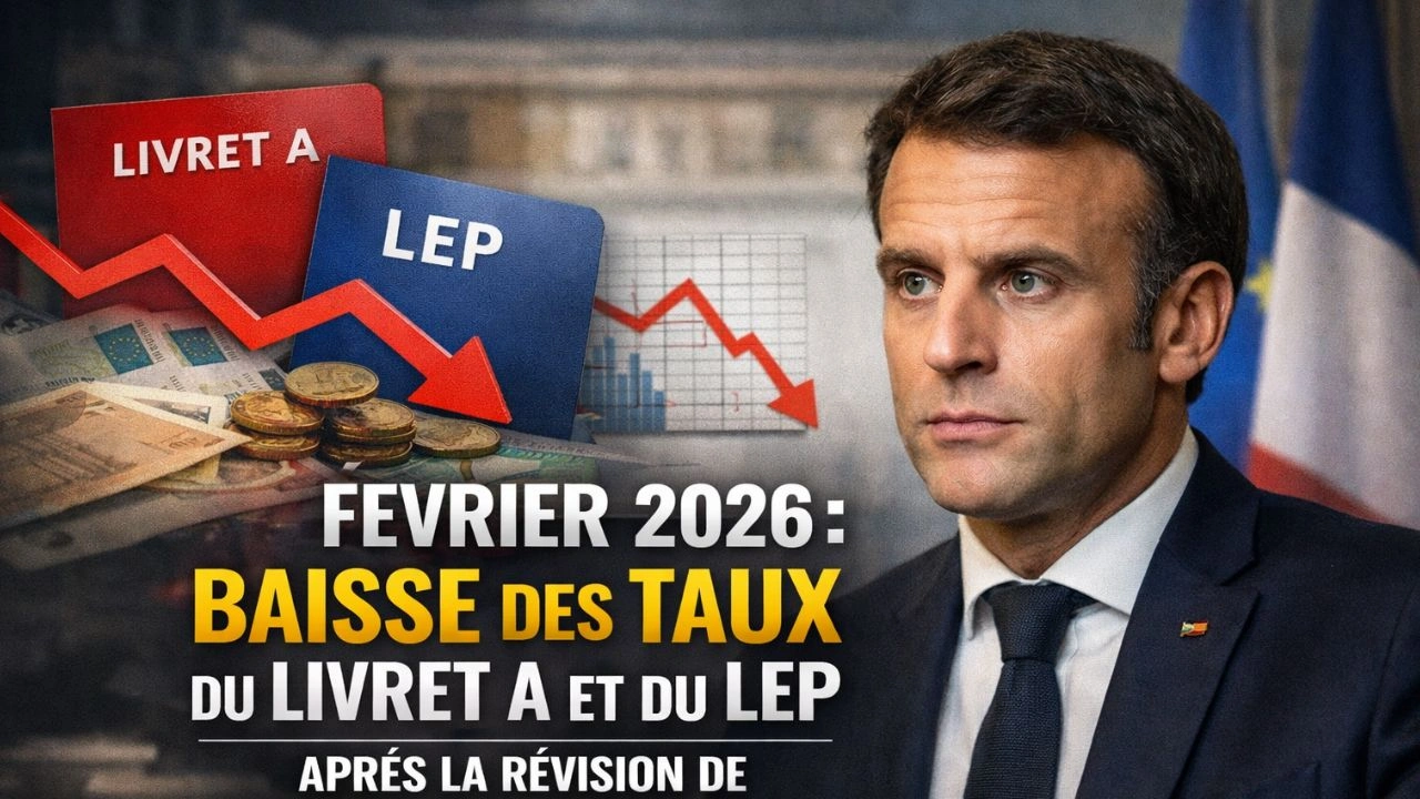 Février 2026 marque une baisse des taux du Livret A et du LEP après la révision de la Banque de France